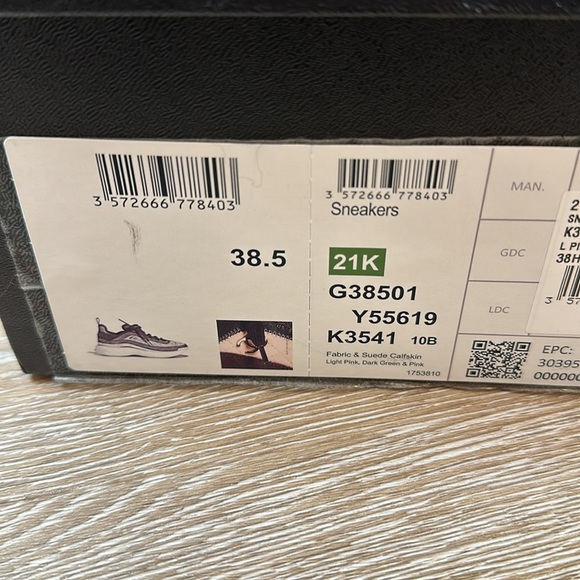 Chanel Sneaker multi-color (Pink, Brown, Green, Beige) 38.5 - Picture 9 of 9